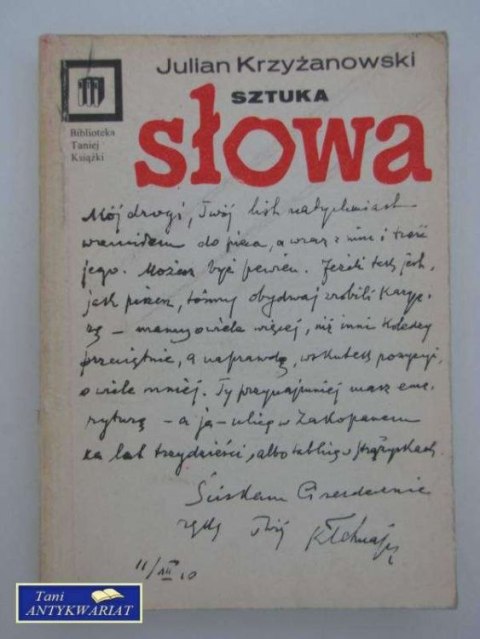 SZTUKA SŁOWA