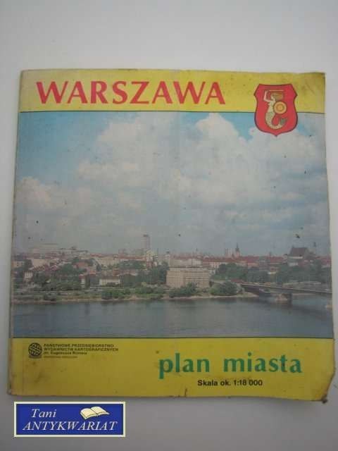 WARSZAWA PLAN MIASTA