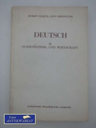 DEUTSCH IN AUSSENHANDEL UND WIRTSCHAFT