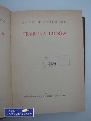 DZIEŁA TOM XII TRYBUNA LUDÓW