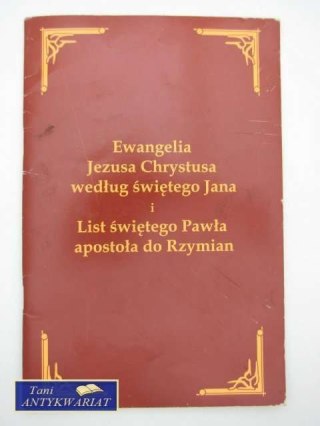 EWANGELIA JEZUSA CHRYSTUSA WEDŁUG ŚWIĘTEGO JANA...
