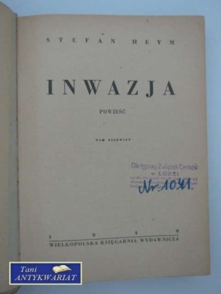 INWAZJA TOM I