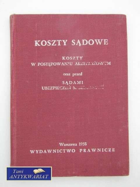 KOSZTY SĄDOWE