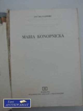 MARIA KONOPNICKA