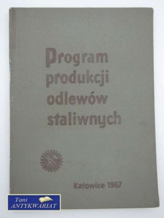 PROGRAM PRODUKCJI ODLEWÓW STALIWNYCH