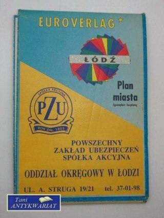 Plan miasta Łódź