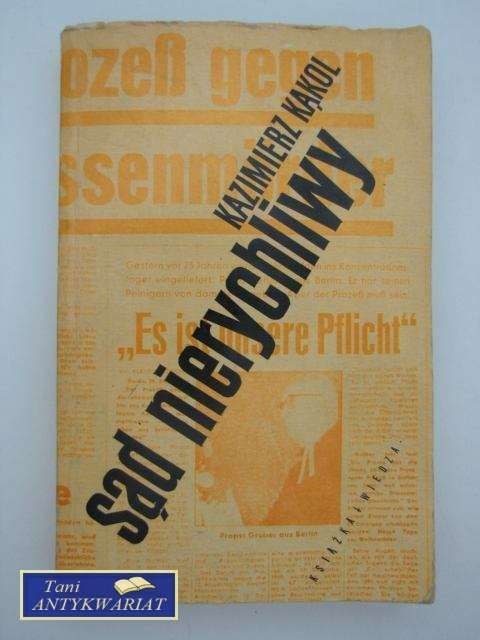 SĄD NIERYCHLIWY FRANKFURCKI PROCES OPRAWCÓW Z......