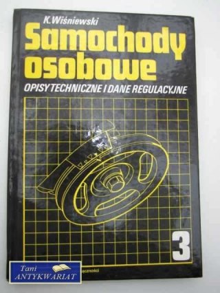 SAMOCHODY OSOBOWE. OPISY TECHNICZNE I DANE REGULACYJNE