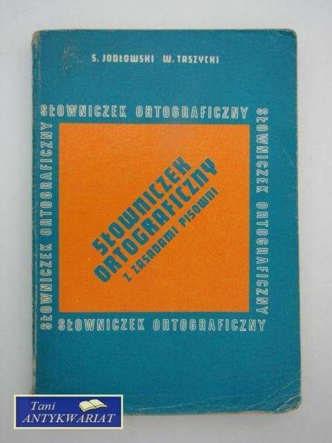 SŁOWNICZEK ORTOGRAFICZNY