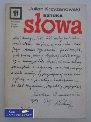 SZTUKA SŁOWA