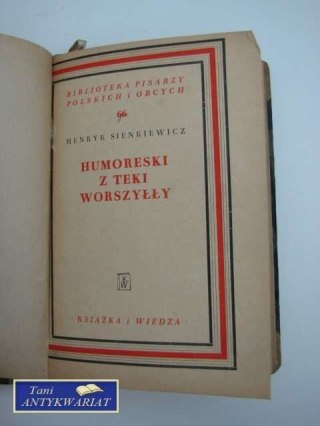HUMORESKI Z TEKI WORSZYŁY