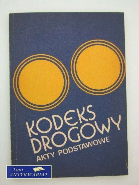 KODEKS DROGOWY