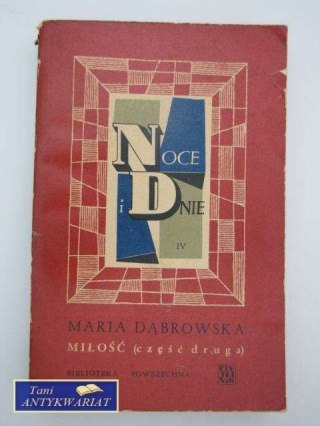 NOCE I DNIE CZĘŚĆ IV - MIŁOŚĆ