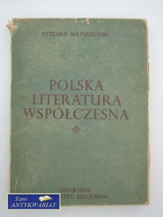 POLSKA LITERATURA WSPÓŁCZESNA