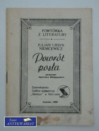 POWTÓRKA Z LITERATURY - POWRÓT POSŁA
