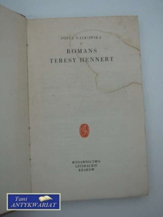 ROMANS TERESY HENNERT