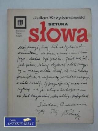 SZTUKA SŁOWA