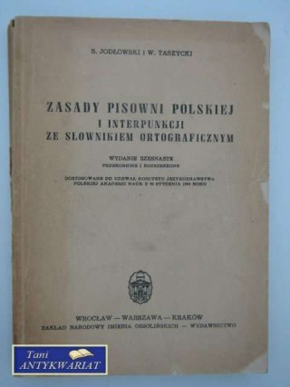 ZASADY PISOWNI POLSKIEJ I INTERPUNKCJI...