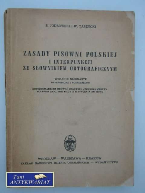 ZASADY PISOWNI POLSKIEJ I INTERPUNKCJI...