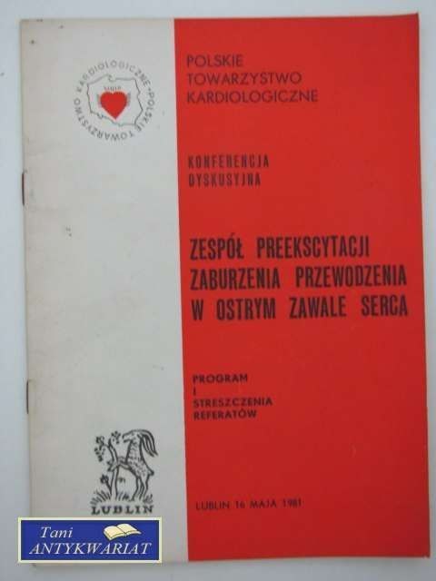 ZESPÓŁ PREEKSCYTACJI ZABURZENIA PRZEWODZENIA W OSTRYM