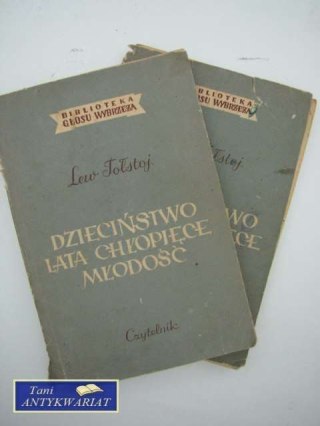 DZIECIŃSTWO, LATA CHŁOPIĘCE, MŁODOŚĆ