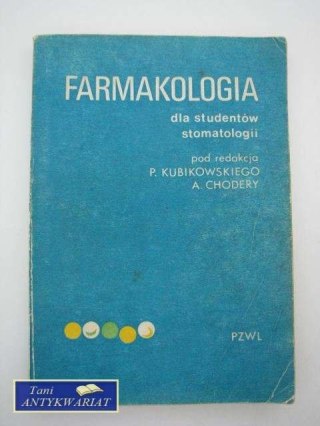 FARMAKOLOGIA dla studentów stomatologii
