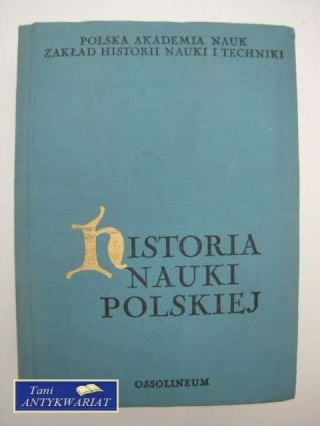 HISTORIA NAUKI POLSKIEJ