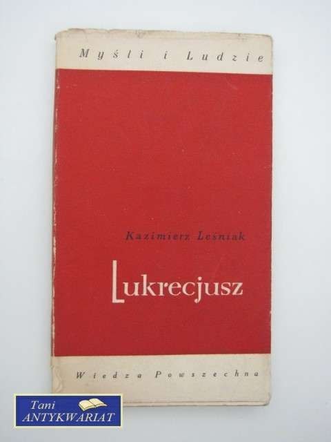 LUKRECJUSZ LUKRECJUSZ