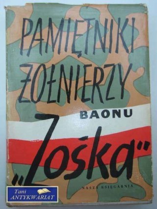 PAMIĘTNIKI ŻOŁNIERZY BAONU 'ZOŚKA'