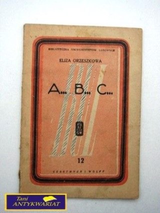 A...B...C... - Eliza Orzeszkowa