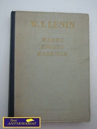 MAKS ENGELS MARKSIZM W.I. Lenin