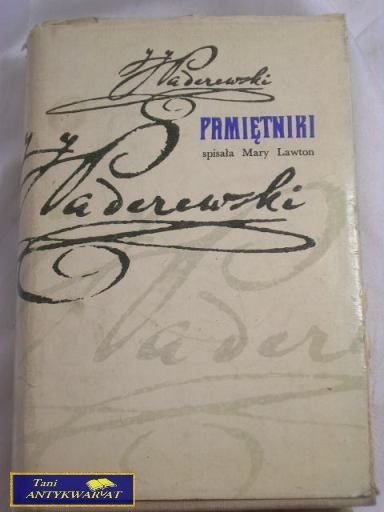 PAMIĘTNIKI - IGNACY J. PADEREWSKI