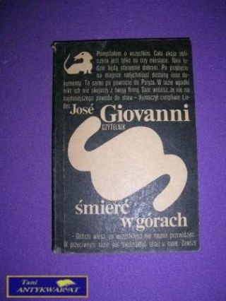 ŚMIERĆ W GÓRACH Jose Giovanni