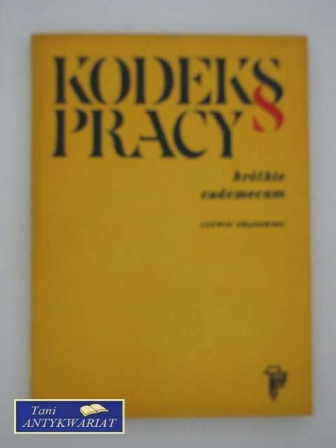 KODEKS PRACY KRÓTKIE VADEMECUM