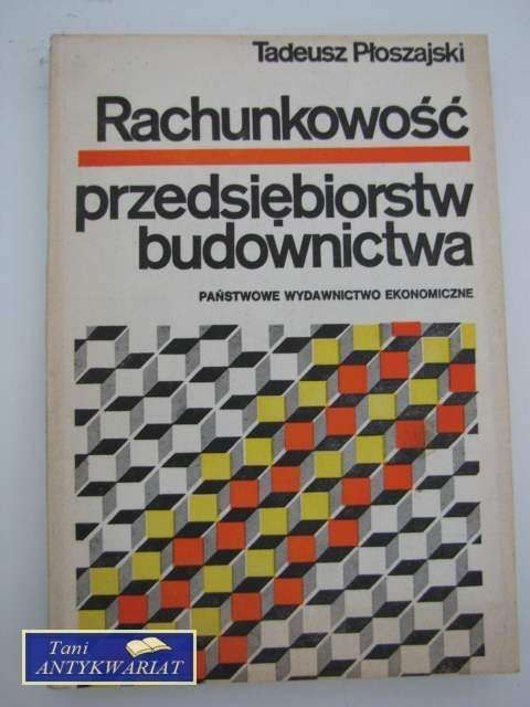 RACHUNKOWOŚĆ PRZEDSIĘBIORSTW BUDOWNICTWA