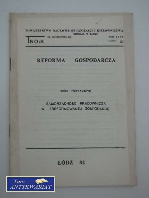 REFORMA GOSPODARCZA