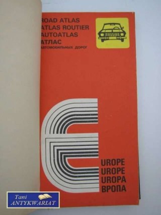 SAMOCHODOWY ATLAS EUROPY