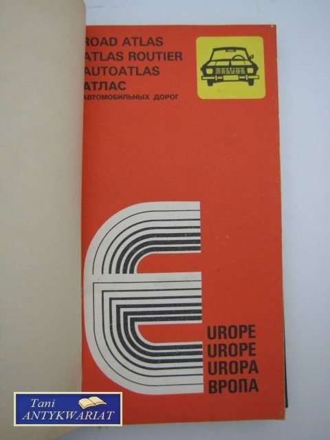 SAMOCHODOWY ATLAS EUROPY