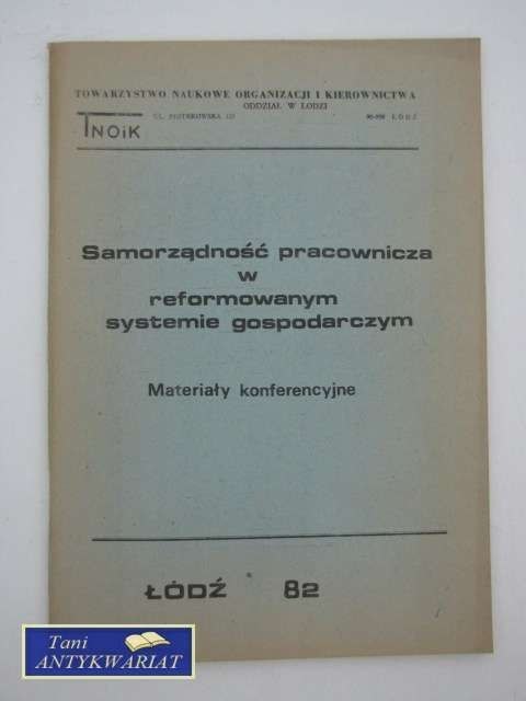 SAMORZĄDNOŚĆ PRACOWNICZA W REFORMOWANYM SYSTEMIE GOSPOD