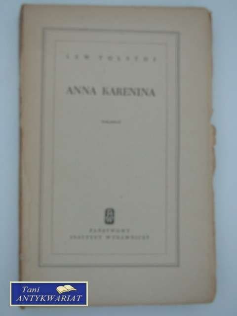 ANNA KARENINA - tom II