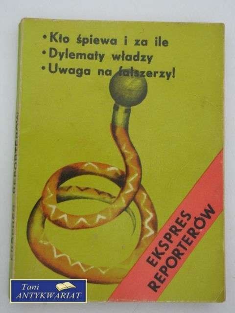 EKSPRES REPORTERÓW - KTO ŚPIEWA I ZA ILE..