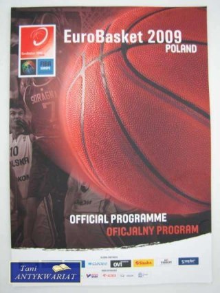 EUROBASKET 2009 POLAND OFICJALNY PROGRAM