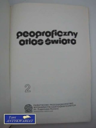 GEOGRAFICZNY ATLAS ŚWIATA 2