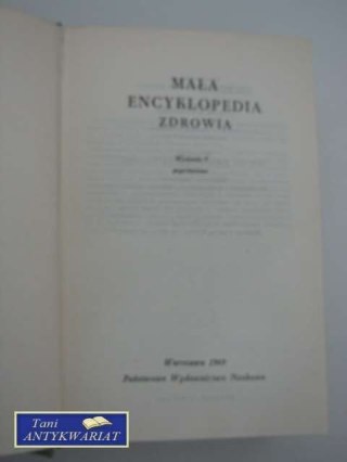 MAŁA ENCYKLOPEDIA ZDROWIA