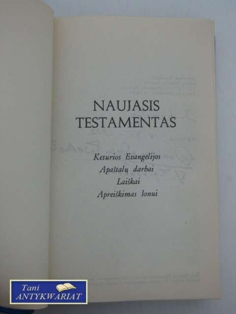 NAUJASIS TESTAMENTAS