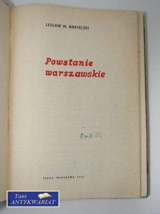 POWSTANIE WARSZAWSKIE