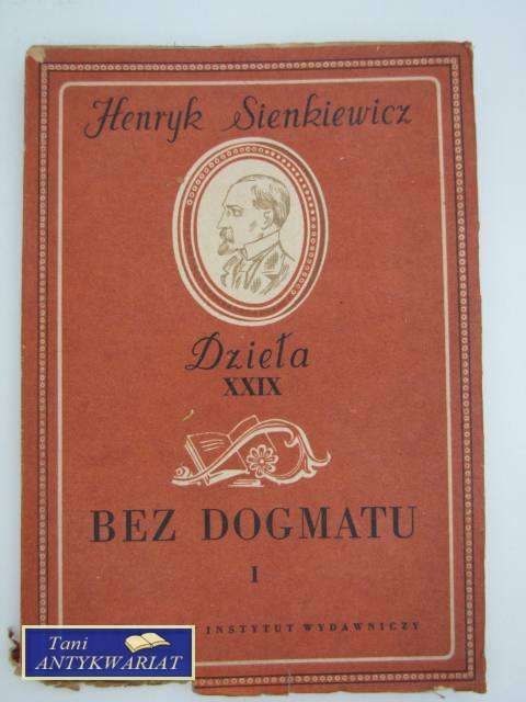 DZIEŁA T. 29 Bez Dogmatu