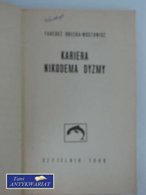 KARIERA NIKODEMA DYZMY