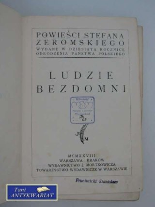 LUDZIE BEZDOMNI tom 1 i 2