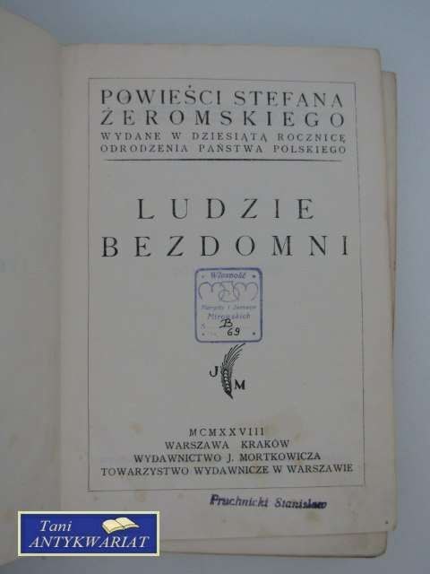 LUDZIE BEZDOMNI tom 1 i 2